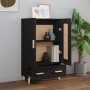 Aparador de madera de ingeniería negro 70x31x115 cm de vidaXL, Aparadores - Ref: Foro24-812565, Precio: 88,97 €, Descuento: %