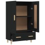 Aparador de madera de ingeniería negro 70x31x115 cm de vidaXL, Aparadores - Ref: Foro24-812565, Precio: 88,97 €, Descuento: %
