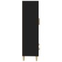 Aparador de madera de ingeniería negro 70x31x115 cm de vidaXL, Aparadores - Ref: Foro24-812565, Precio: 88,97 €, Descuento: %