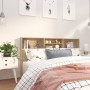 Mueble cabecero color roble Sonoma 180x19x103,5 cm de vidaXL, Cabeceros y pies de cama - Ref: Foro24-811883, Precio: 74,06 €,...