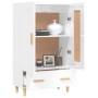 Aparador de madera contrachapada blanco brillante 70x31x115cm de vidaXL, Aparadores - Ref: Foro24-812570, Precio: 85,95 €, De...