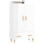 Aparador de madera contrachapada blanco brillante 70x31x115cm de vidaXL, Aparadores - Ref: Foro24-812570, Precio: 85,95 €, De...