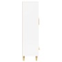 Aparador de madera contrachapada blanco brillante 70x31x115cm de vidaXL, Aparadores - Ref: Foro24-812570, Precio: 85,95 €, De...