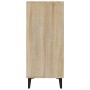 Aparador de madera de ingeniería roble Sonoma 90x34x80 cm de vidaXL, Aparadores - Ref: Foro24-812504, Precio: 102,62 €, Descu...