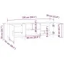 Mueble para TV madera contrachapada blanco 150x30x50 cm de vidaXL, Muebles TV - Ref: Foro24-812618, Precio: 95,43 €, Descuent...