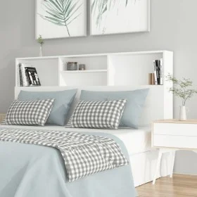 Mueble cabecero blanco 160x19x103,5 cm de vidaXL, Cabeceros y pies de cama - Ref: Foro24-811871, Precio: 73,16 €, Descuento: %