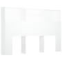 Mueble cabecero blanco 160x19x103,5 cm de vidaXL, Cabeceros y pies de cama - Ref: Foro24-811871, Precio: 74,74 €, Descuento: %