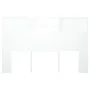 White headboard furniture 160x19x103.5 cm by vidaXL, Headboards and footboards - Ref: Foro24-811871, Price: 73,16 €, Discount: %