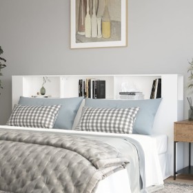 Mueble cabecero blanco 220x18,5x104,5 cm de vidaXL, Cabeceros y pies de cama - Ref: Foro24-811961, Precio: 75,44 €, Descuento: %