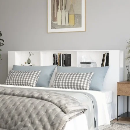 White headboard furniture 220x18.5x104.5 cm by vidaXL, Headboards and footboards - Ref: Foro24-811961, Price: 74,56 €, Discou...