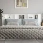 White headboard furniture 220x18.5x104.5 cm by vidaXL, Headboards and footboards - Ref: Foro24-811961, Price: 74,56 €, Discou...