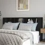 Mueble cabecero negro 220x18,5x104,5 cm de vidaXL, Cabeceros y pies de cama - Ref: Foro24-811962, Precio: 62,82 €, Descuento: %