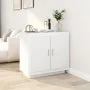 Aparador de madera contrachapada blanco 80x40x75 cm de vidaXL, Aparadores - Ref: Foro24-811817, Precio: 81,89 €, Descuento: %