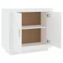 Aparador de madera contrachapada blanco 80x40x75 cm de vidaXL, Aparadores - Ref: Foro24-811817, Precio: 81,89 €, Descuento: %