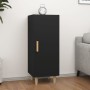 Aparador de madera contrachapada negro 34,5x34x90 cm de vidaXL, Aparadores - Ref: Foro24-812322, Precio: 63,15 €, Descuento: %