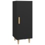 Aparador de madera contrachapada negro 34,5x34x90 cm de vidaXL, Aparadores - Ref: Foro24-812322, Precio: 63,15 €, Descuento: %