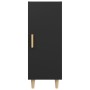 Aparador de madera contrachapada negro 34,5x34x90 cm de vidaXL, Aparadores - Ref: Foro24-812322, Precio: 63,15 €, Descuento: %