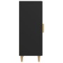 Aparador de madera contrachapada negro 34,5x34x90 cm de vidaXL, Aparadores - Ref: Foro24-812322, Precio: 63,15 €, Descuento: %