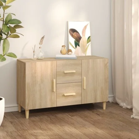 Sonoma Oak Engineered Wood Sideboard 100x36x60 cm by vidaXL, Sideboards - Ref: Foro24-812513, Price: 100,35 €, Discount: %