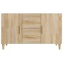 Aparador de madera de ingeniería roble Sonoma 100x36x60 cm de vidaXL, Aparadores - Ref: Foro24-812513, Precio: 102,29 €, Desc...