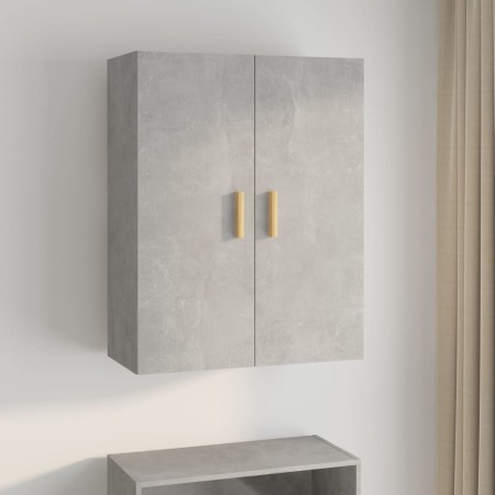 Armario colgante de pared gris hormigón 69,5x34x90 cm de vidaXL, Aparadores - Ref: Foro24-812262, Precio: 75,70 €, Descuento: %