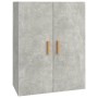 Armario colgante de pared gris hormigón 69,5x34x90 cm de vidaXL, Aparadores - Ref: Foro24-812262, Precio: 75,70 €, Descuento: %