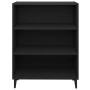Aparador de madera contrachapada negro 69,5x32,5x90 cm de vidaXL, Aparadores - Ref: Foro24-812250, Precio: 59,35 €, Descuento: %