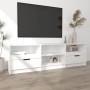 Mueble de TV madera contrachapada blanco brillo 150x33,5x45 cm de vidaXL, Muebles TV - Ref: Foro24-811463, Precio: 111,70 €, ...