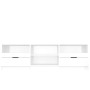 Mueble de TV madera contrachapada blanco brillo 150x33,5x45 cm de vidaXL, Muebles TV - Ref: Foro24-811463, Precio: 111,70 €, ...
