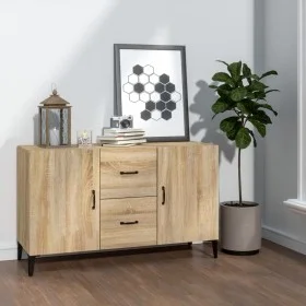 Aparador de madera de ingeniería roble Sonoma 100x36x60 cm de vidaXL, Aparadores - Ref: Foro24-812522, Precio: 94,10 €, Descu...