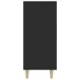 Aparador de madera de ingeniería negro 90x34x80 cm de vidaXL, Aparadores - Ref: Foro24-812493, Precio: 105,00 €, Descuento: %