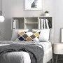 Mueble cabecero gris hormigón 100x19x103,5 cm de vidaXL, Cabeceros y pies de cama - Ref: Foro24-811848, Precio: 44,87 €, Desc...