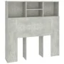 Mueble cabecero gris hormigón 100x19x103,5 cm de vidaXL, Cabeceros y pies de cama - Ref: Foro24-811848, Precio: 44,87 €, Desc...