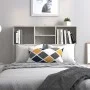 Mueble cabecero gris hormigón 100x19x103,5 cm de vidaXL, Cabeceros y pies de cama - Ref: Foro24-811848, Precio: 44,87 €, Desc...
