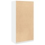 Armario de madera contrachapada blanco 100x50x200 cm en Armarios roperos | Comprar online en Foru.es