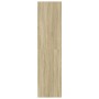 Armario madera contrachapada color roble Sonoma 100x50x200 cm en Armarios roperos | Comprar online en Foru.es