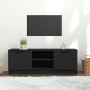 Mueble de TV madera contrachapada negro 102x35x36,5 cm de vidaXL, Muebles TV - Ref: Foro24-811512, Precio: 74,48 €, Descuento: %