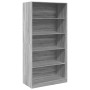 Armario de madera contrachapada gris Sonoma 100x50x200 cm en Armarios roperos | Comprar online en Foru.es