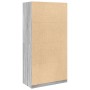Armario de madera contrachapada gris Sonoma 100x50x200 cm en Armarios roperos | Comprar online en Foru.es