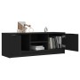 Mueble de TV madera contrachapada negro 102x35x36,5 cm de vidaXL, Muebles TV - Ref: Foro24-811512, Precio: 74,48 €, Descuento: %