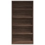 Armario madera contrachapada color roble marrón 100x50x200 cm en Armarios roperos | Comprar online en Foru.es