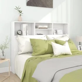 Mueble cabecero blanco 140x19x103,5 cm de vidaXL, Cabeceros y pies de cama - Ref: Foro24-811862, Precio: 73,56 €, Descuento: %
