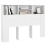 Weißes Kopfteilmöbel 140x19x103,5 cm von vidaXL, Kopf- und Fußteile - Ref: Foro24-811862, Preis: 73,56 €, Rabatt: %