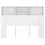 Weißes Kopfteilmöbel 140x19x103,5 cm von vidaXL, Kopf- und Fußteile - Ref: Foro24-811862, Preis: 73,56 €, Rabatt: %