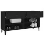 Mueble zapatero de madera contrachapada negro 102x35x55 cm de vidaXL, Zapateros y organizadores de calzado - Ref: Foro24-8128...