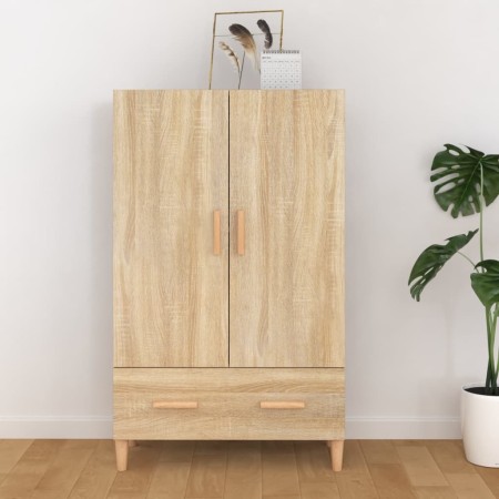 Aparador madera contrachapada roble Sonoma 70x31x115 cm de vidaXL, Aparadores - Ref: Foro24-812531, Precio: 100,07 €, Descuen...