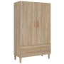 Aparador madera contrachapada roble Sonoma 70x31x115 cm de vidaXL, Aparadores - Ref: Foro24-812531, Precio: 100,07 €, Descuen...