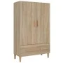 Aparador madera contrachapada roble Sonoma 70x31x115 cm de vidaXL, Aparadores - Ref: Foro24-812531, Precio: 95,25 €, Descuent...