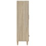 Aparador madera contrachapada roble Sonoma 70x31x115 cm de vidaXL, Aparadores - Ref: Foro24-812531, Precio: 100,07 €, Descuen...