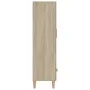 Aparador madera contrachapada roble Sonoma 70x31x115 cm de vidaXL, Aparadores - Ref: Foro24-812531, Precio: 95,25 €, Descuent...